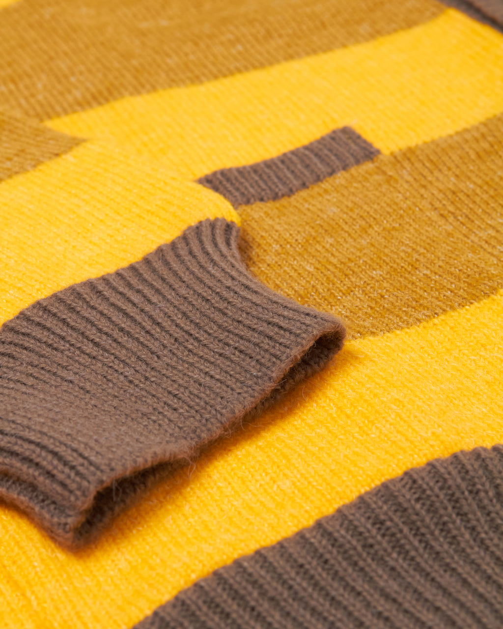 striped cardigan (yellow / dijon)