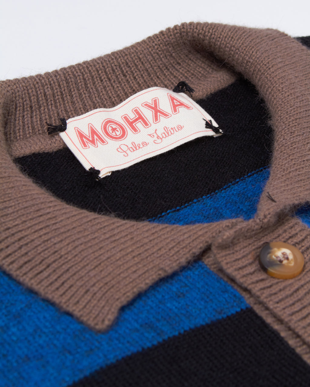 striped cardigan (blue / black)