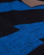 striped cardigan (blue / black)