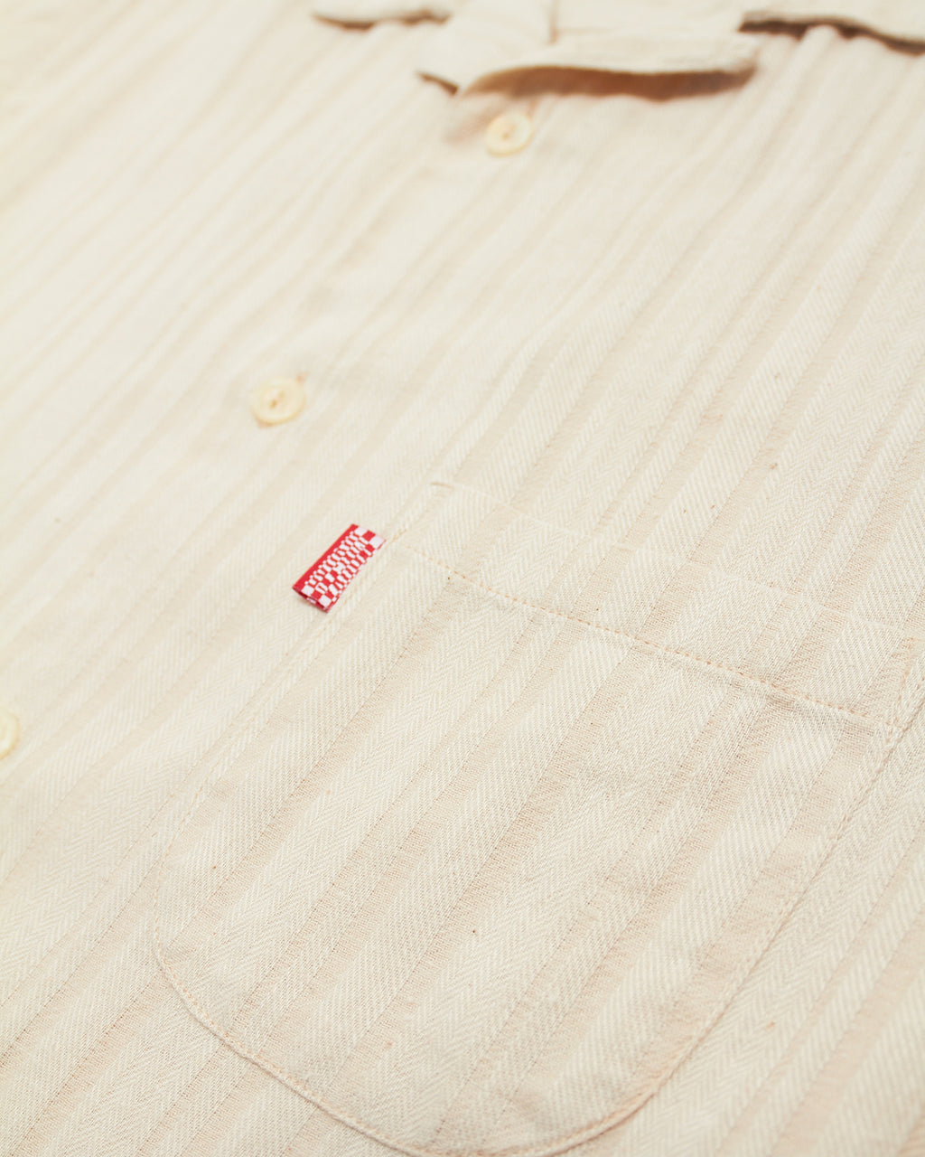gloria upcycled lapel shirt