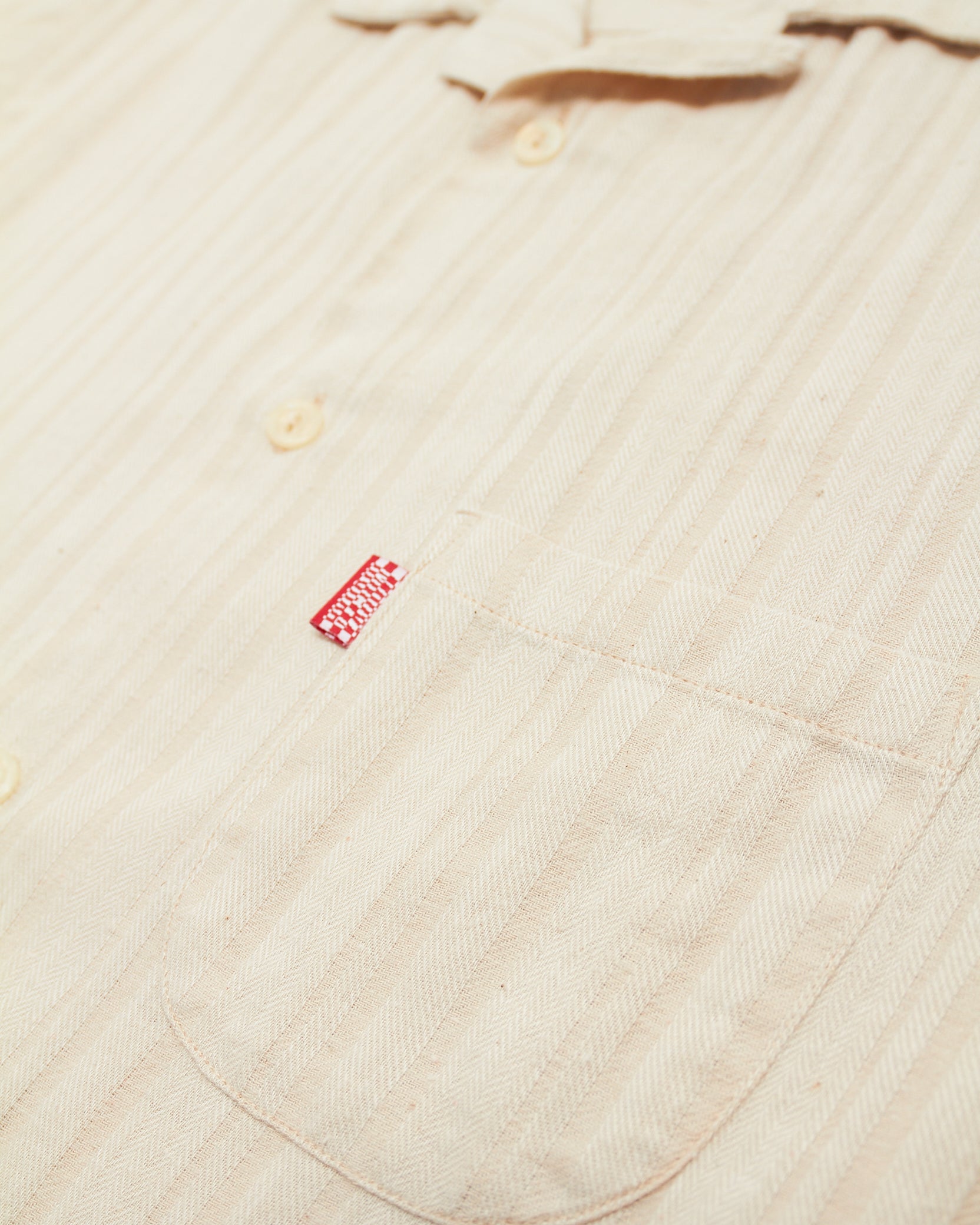 gloria upcycled lapel shirt