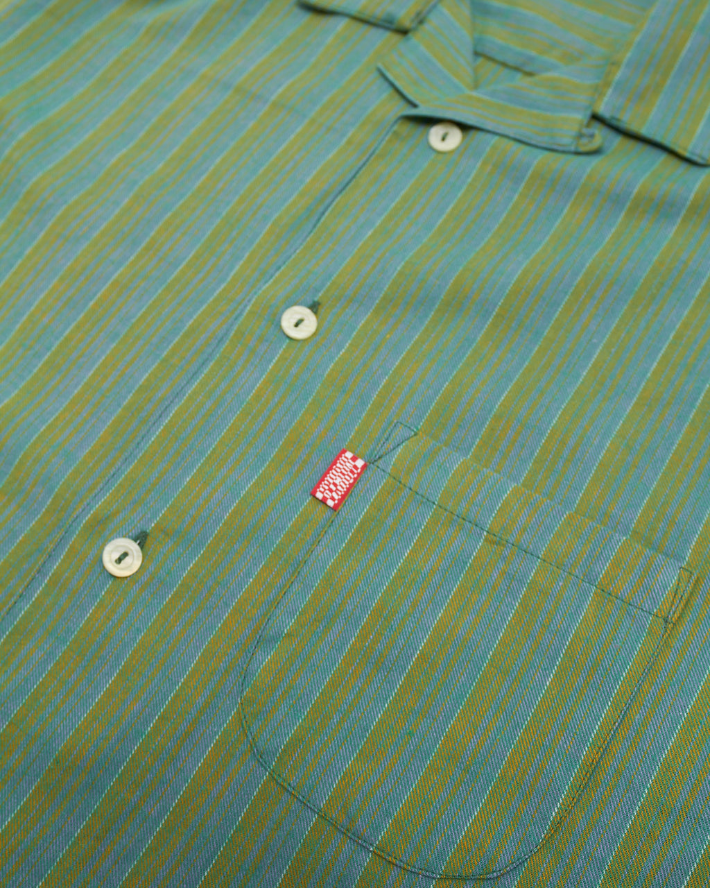 jimmy upcycled lapel shirt