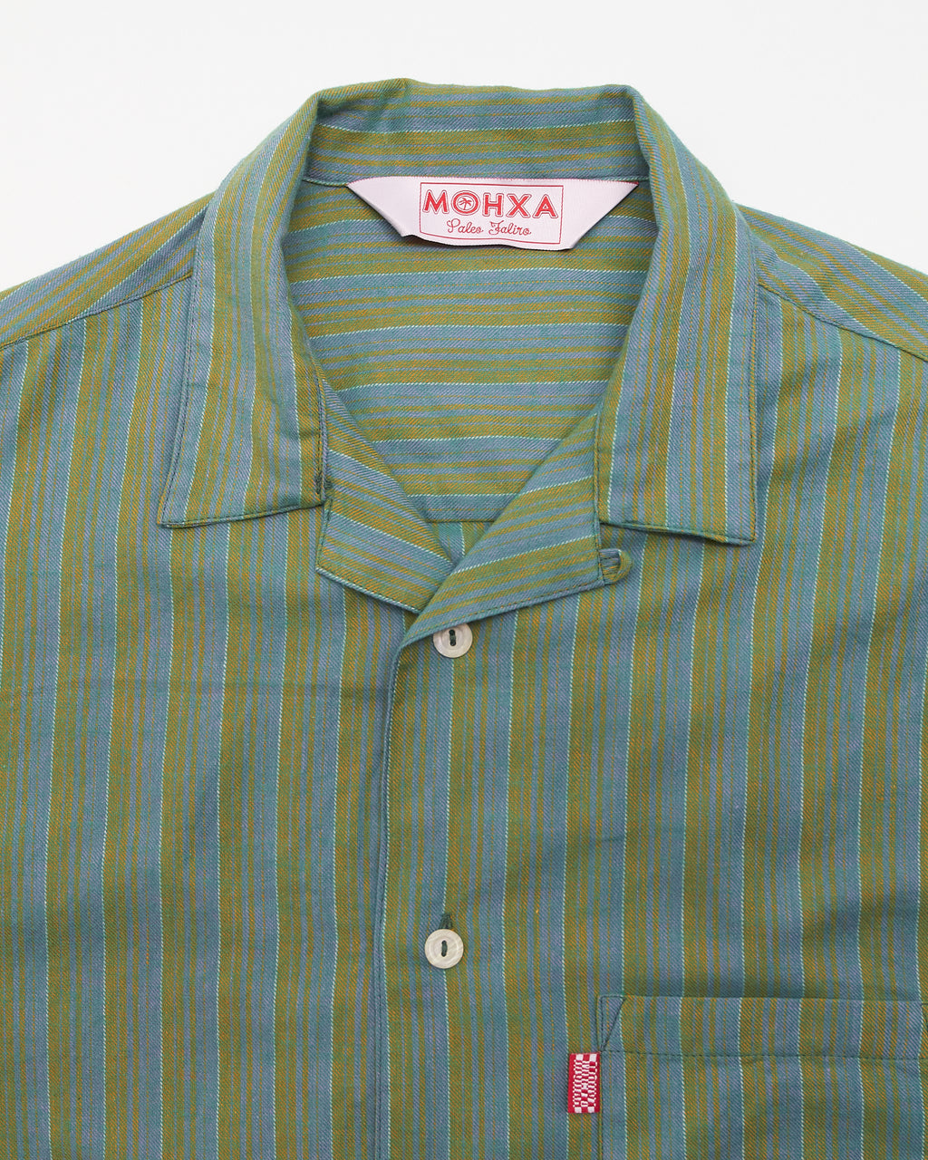 jimmy upcycled lapel shirt