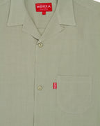 lapel shirt / laurel green