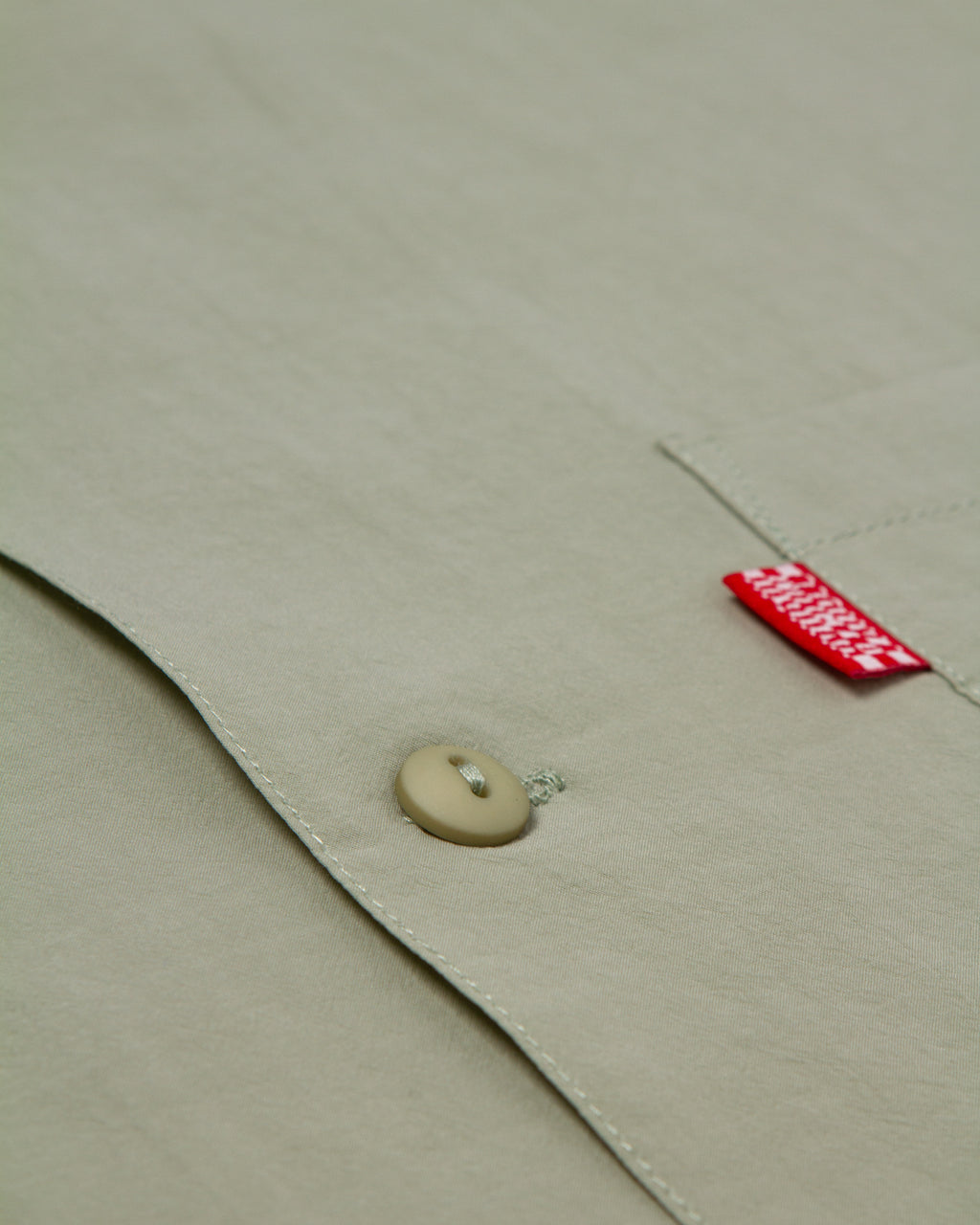 lapel shirt / laurel green