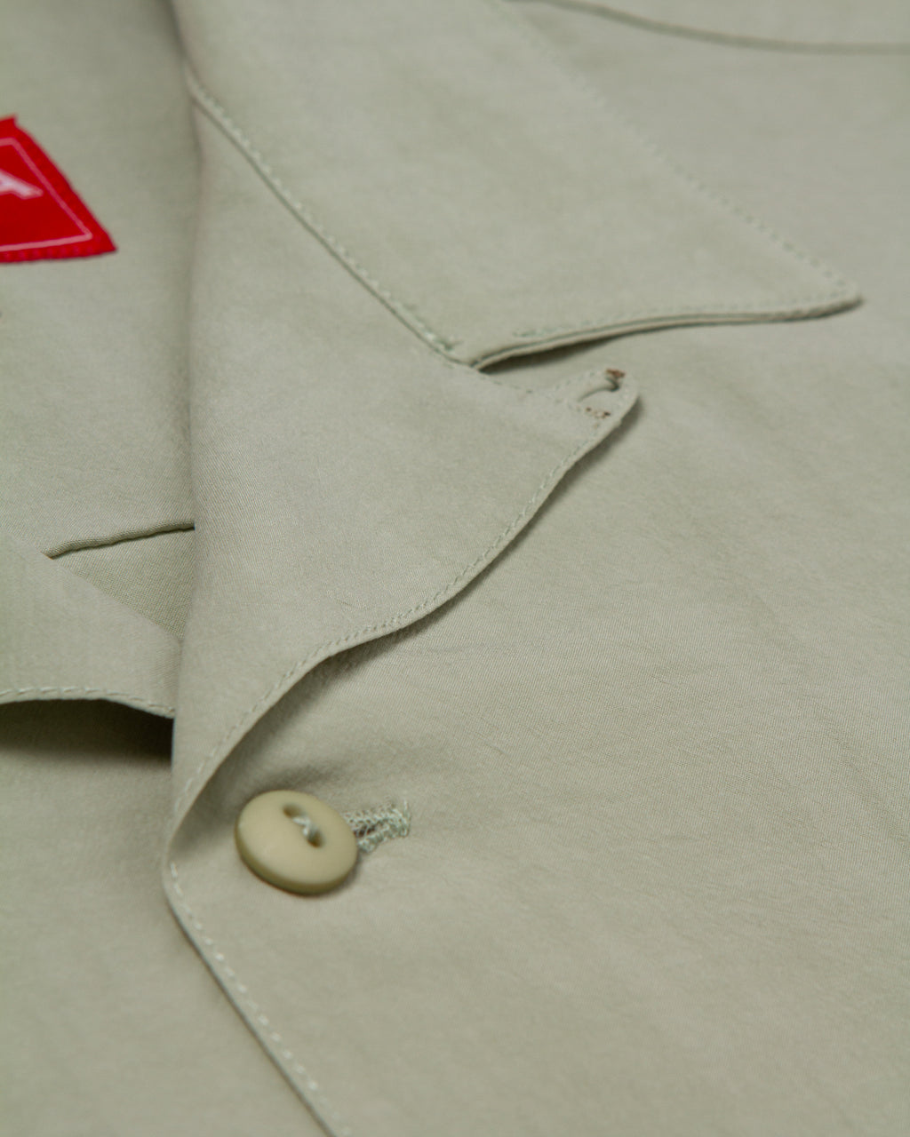 lapel shirt / laurel green