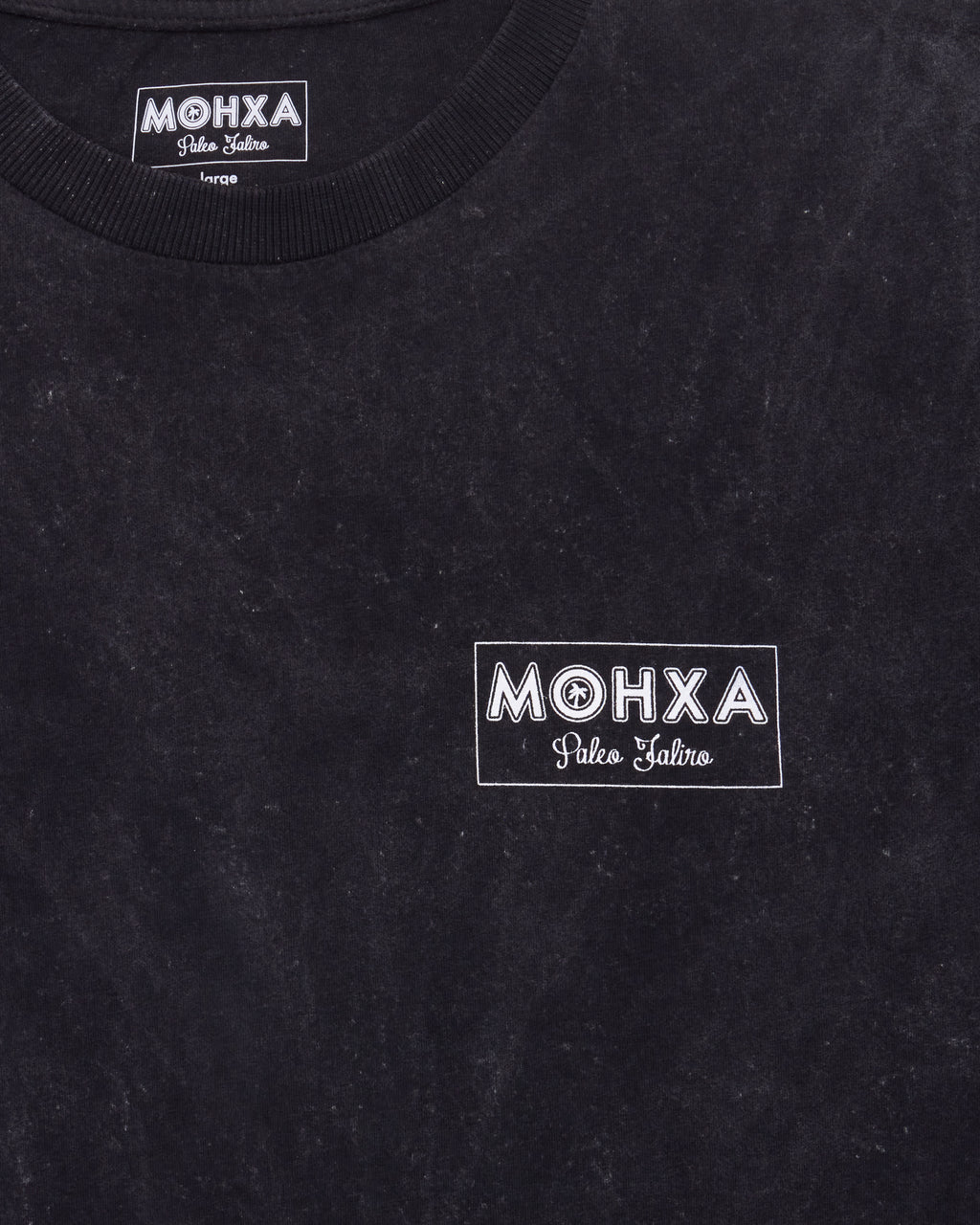 team loose tee / mineral washed black