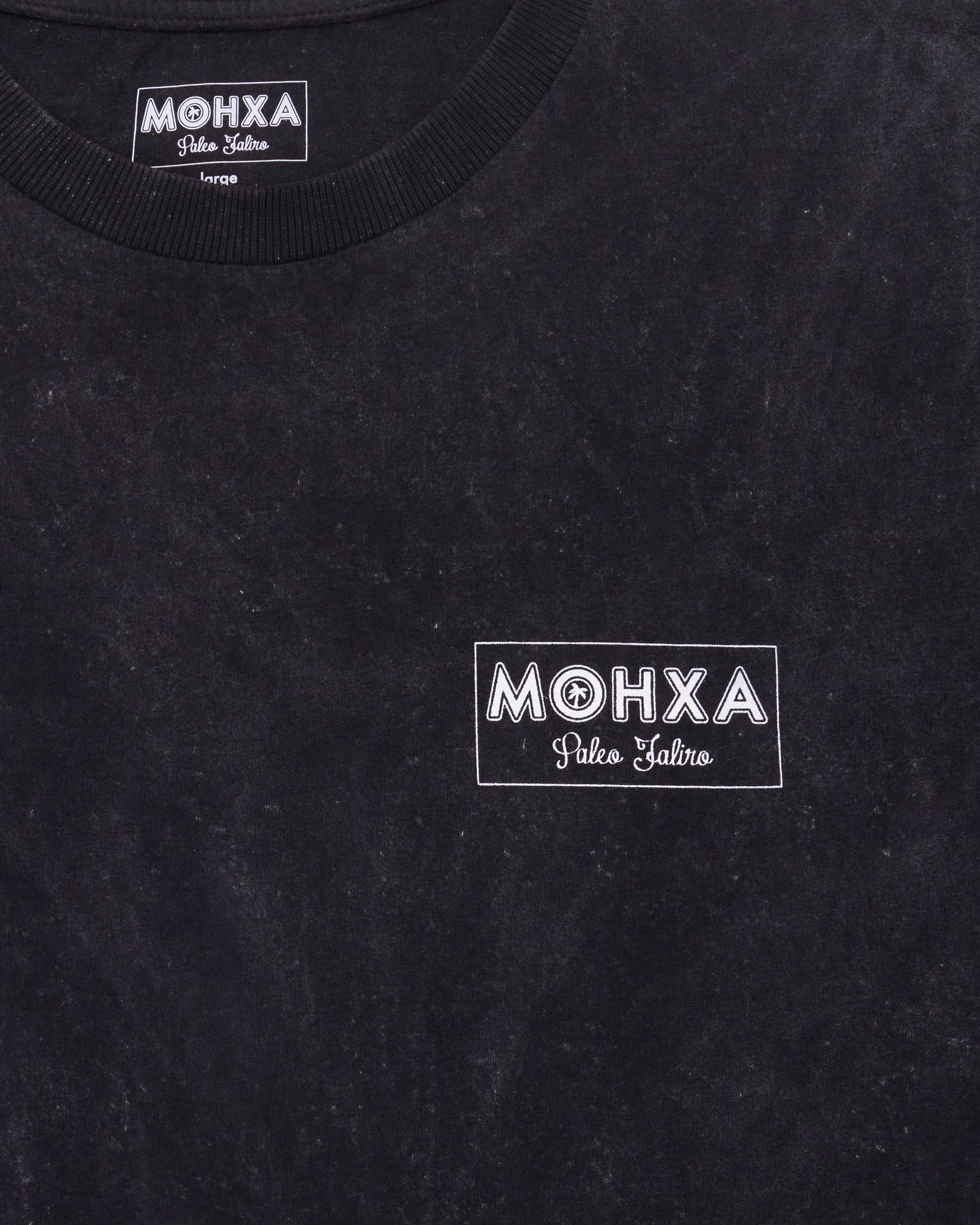 team loose tee / mineral washed black