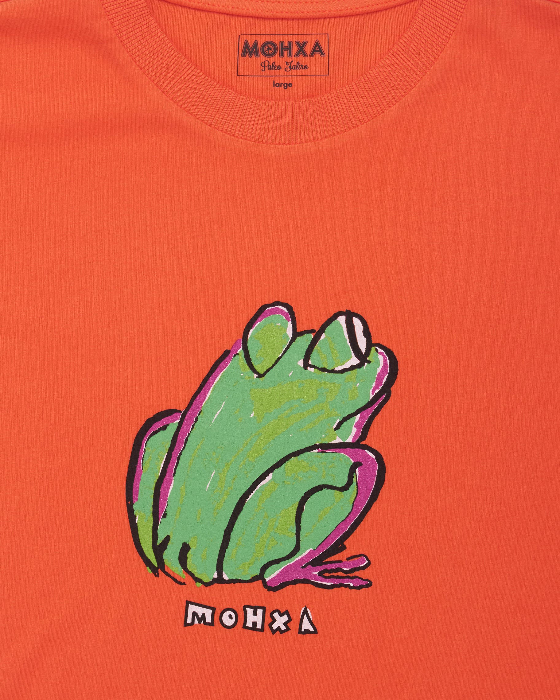 frog tee / orange