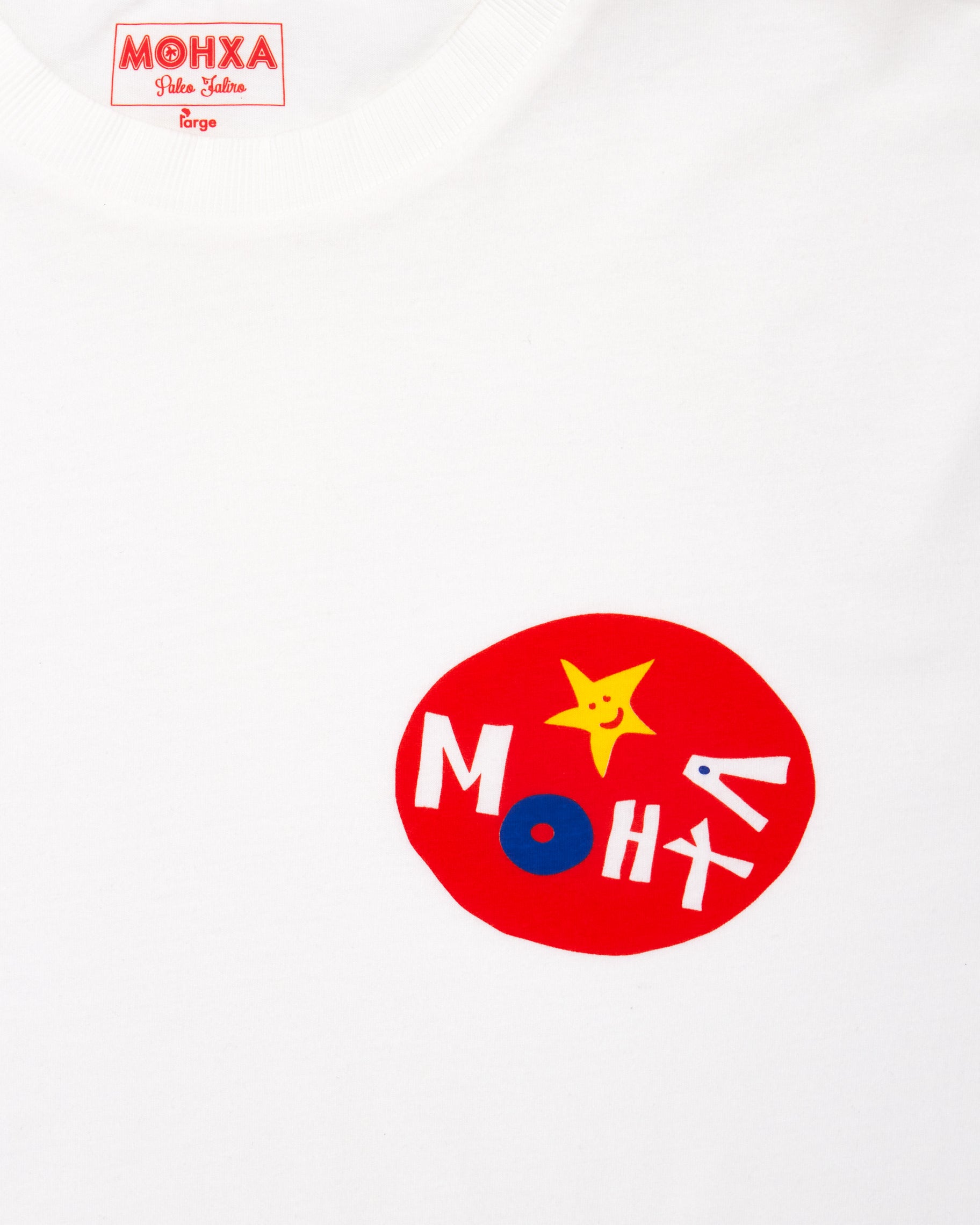 star tee / natural white