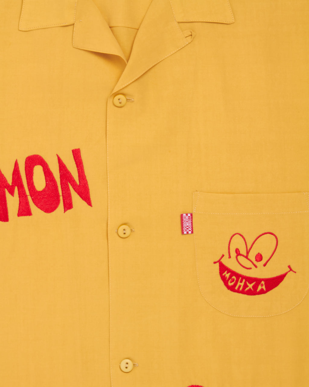 common sense lapel shirt / honey mustard