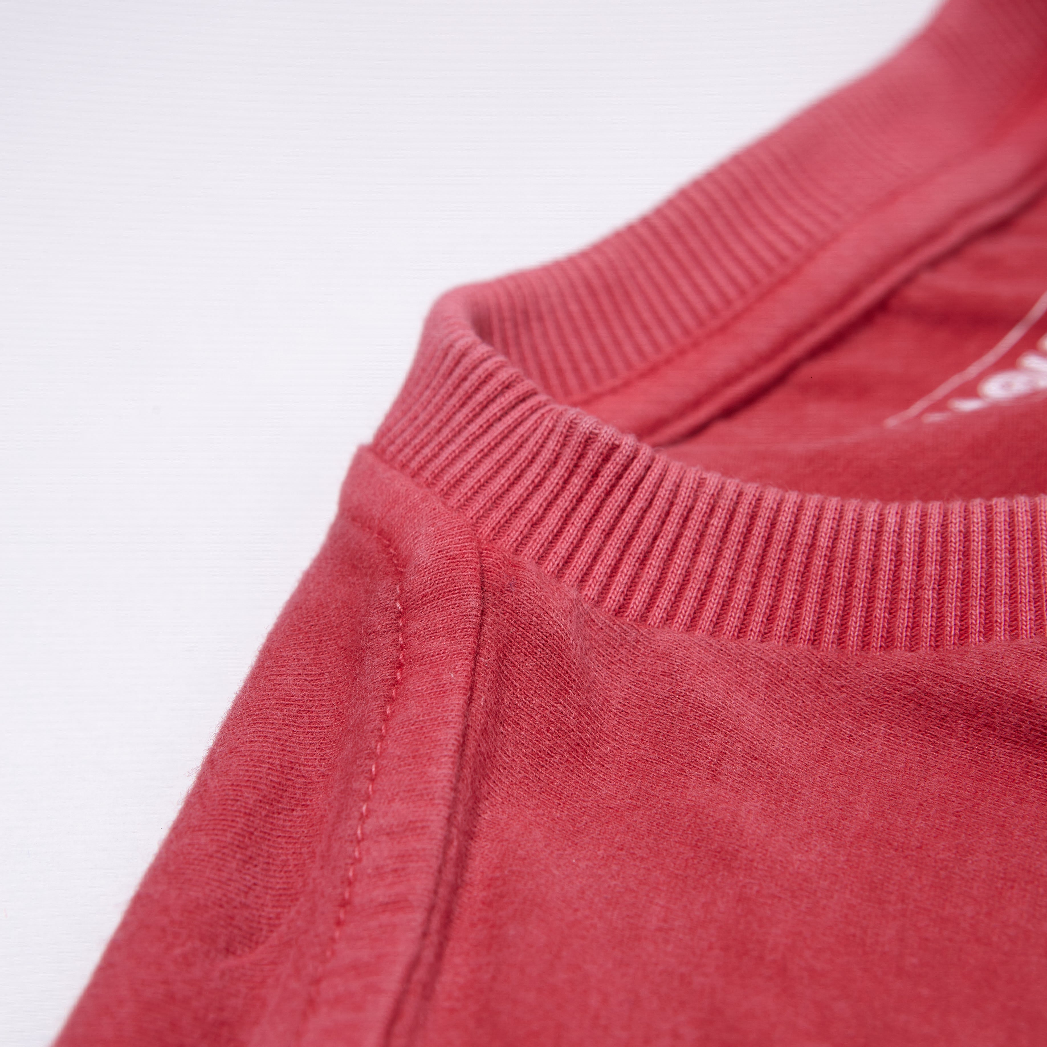 inverted palm logo tee / strawberry