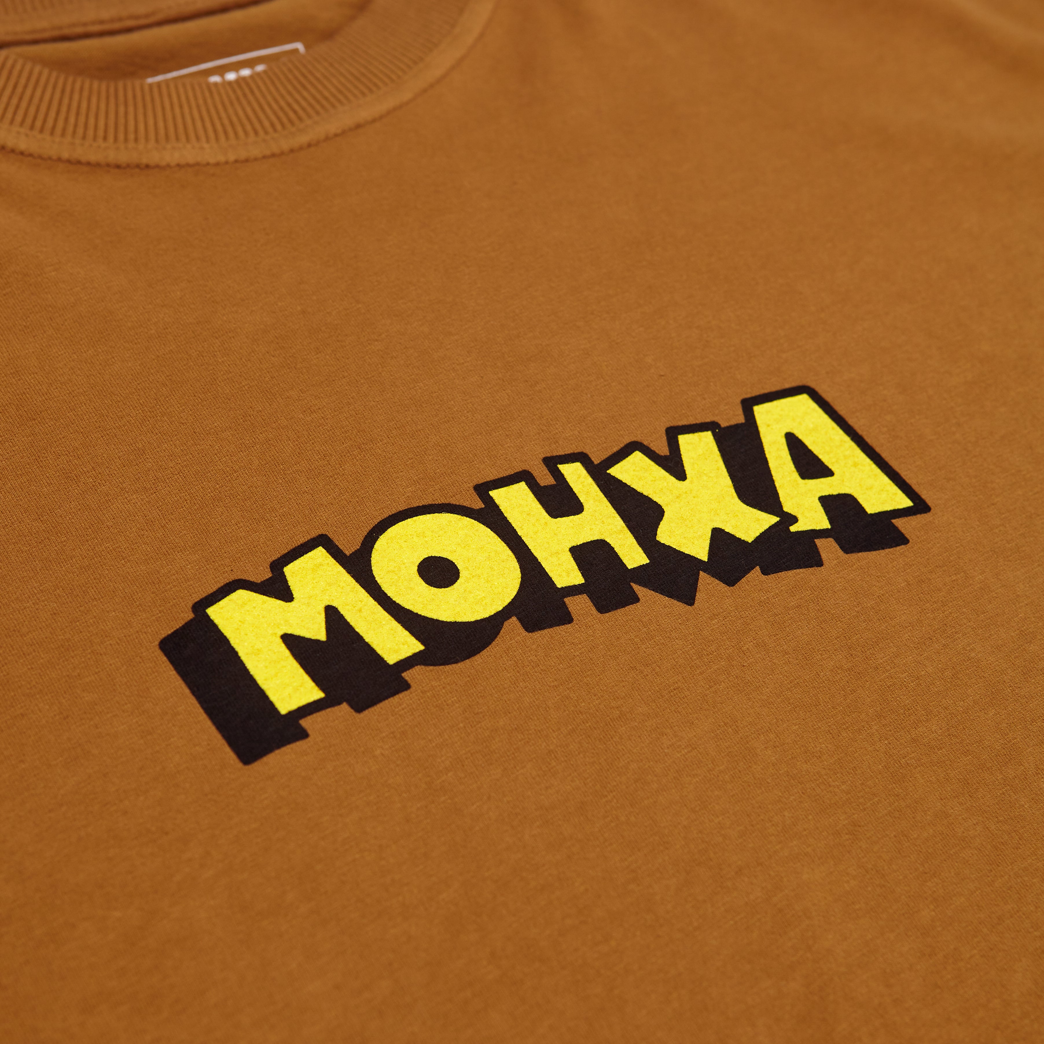 comic logo loose tee / cinnamon