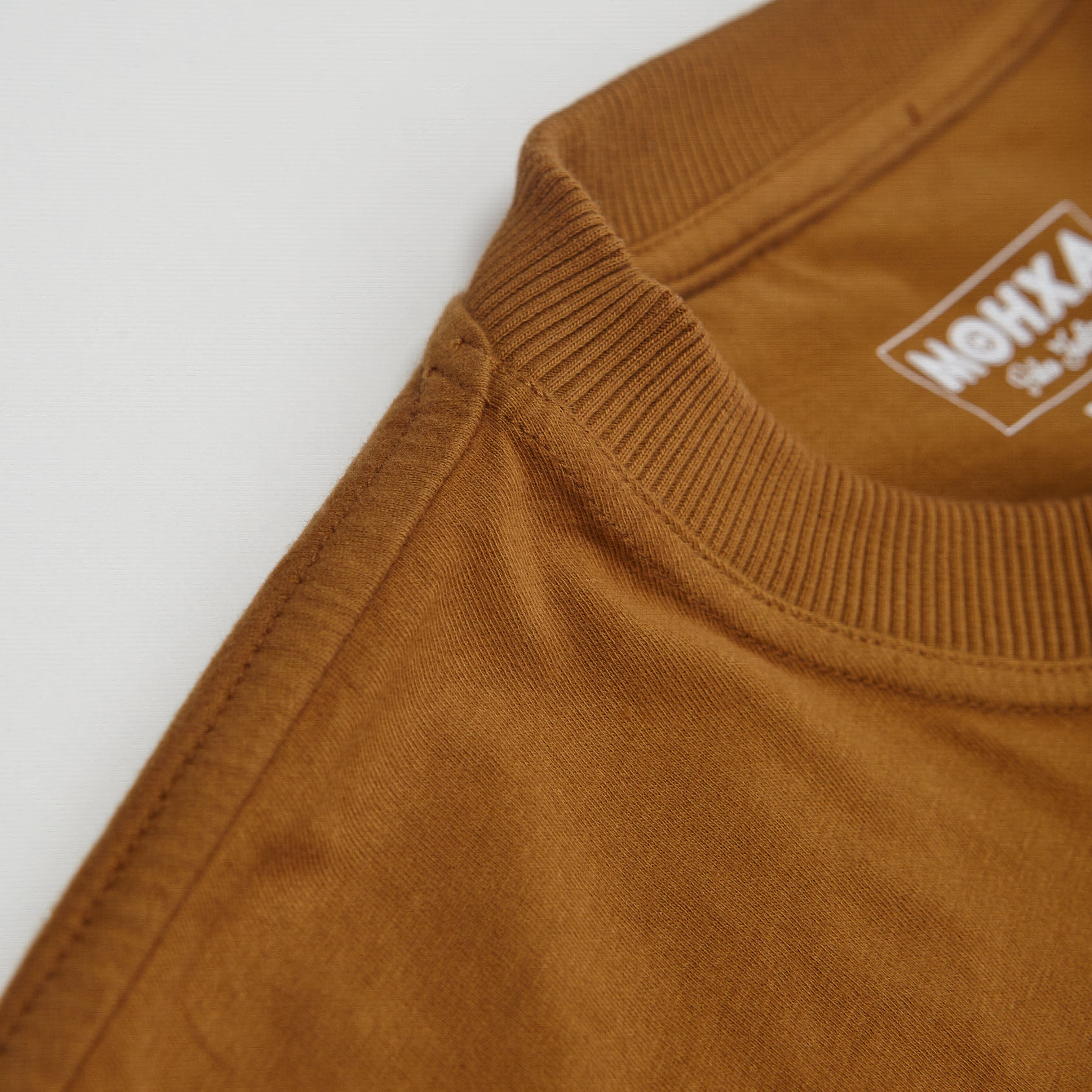 comic logo loose tee / cinnamon