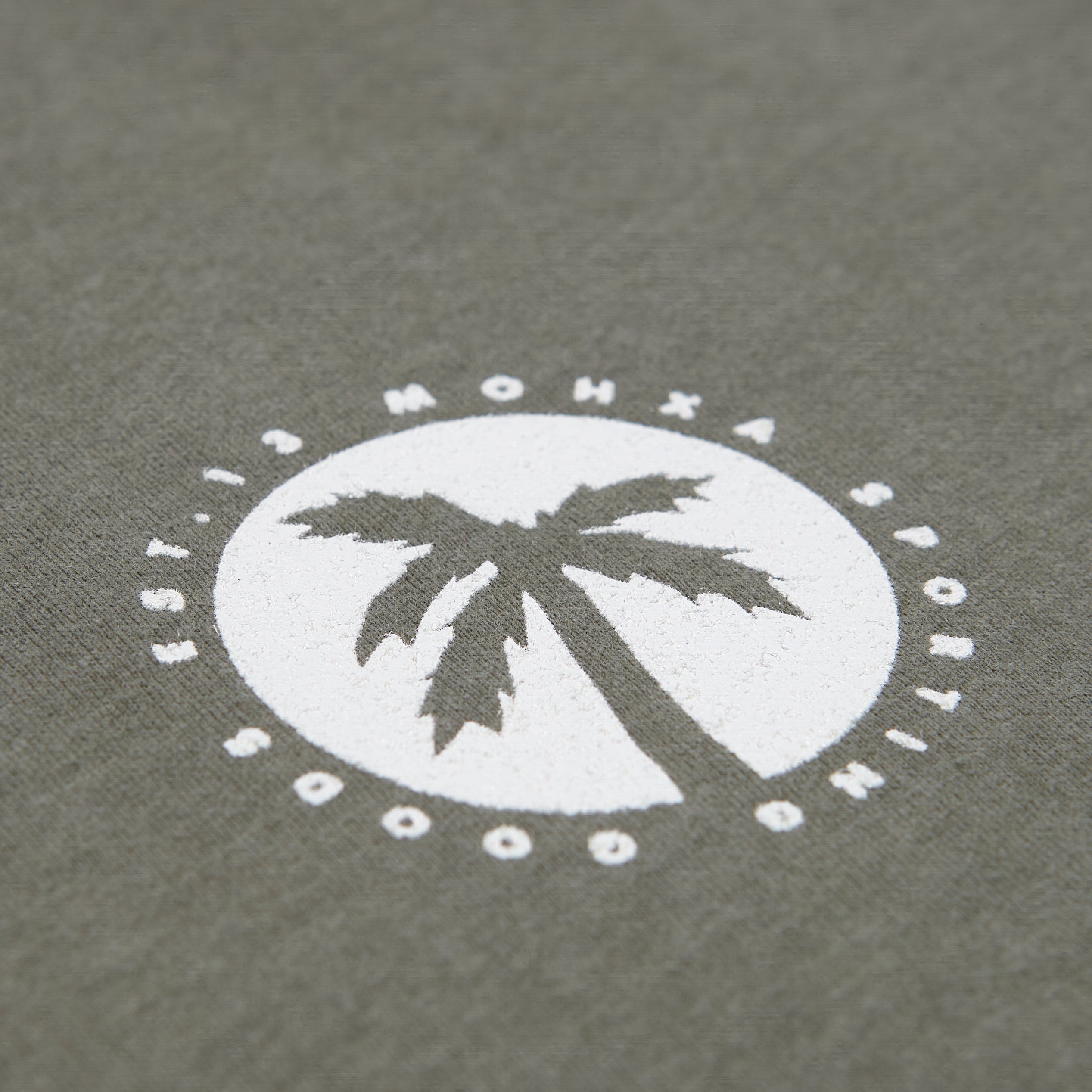inverted palm logo tee / pickle