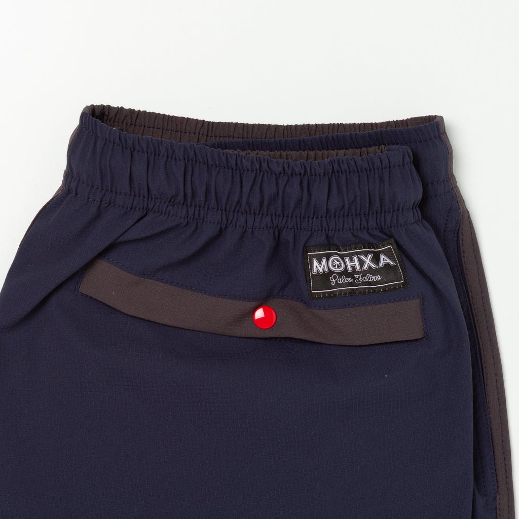 two tone swims shorts - grey / navy