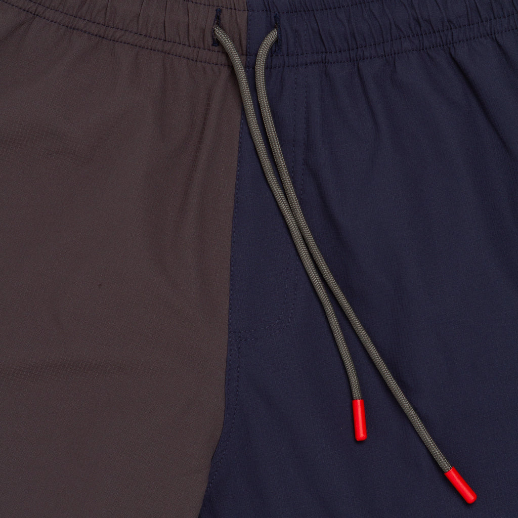 two tone swims shorts - grey / navy