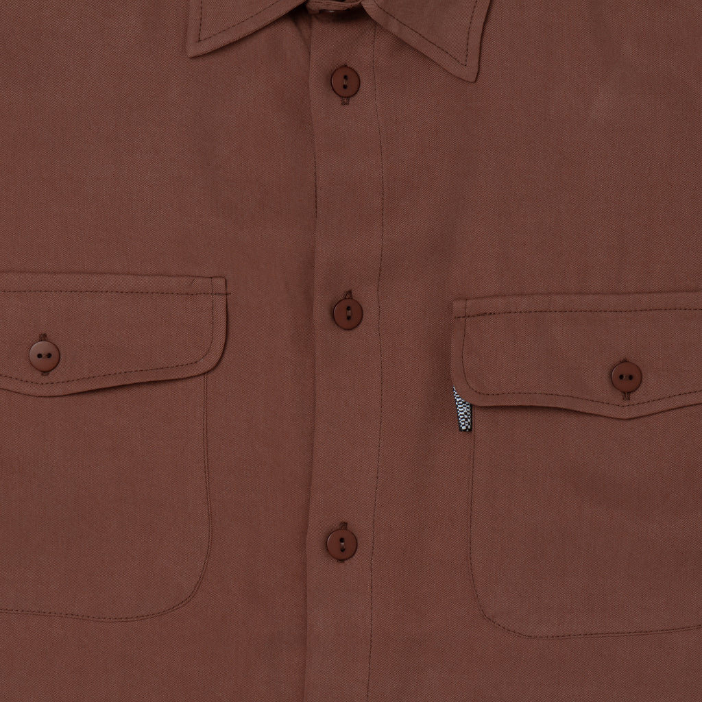 everyday shortsleeve shirt / fig pebble