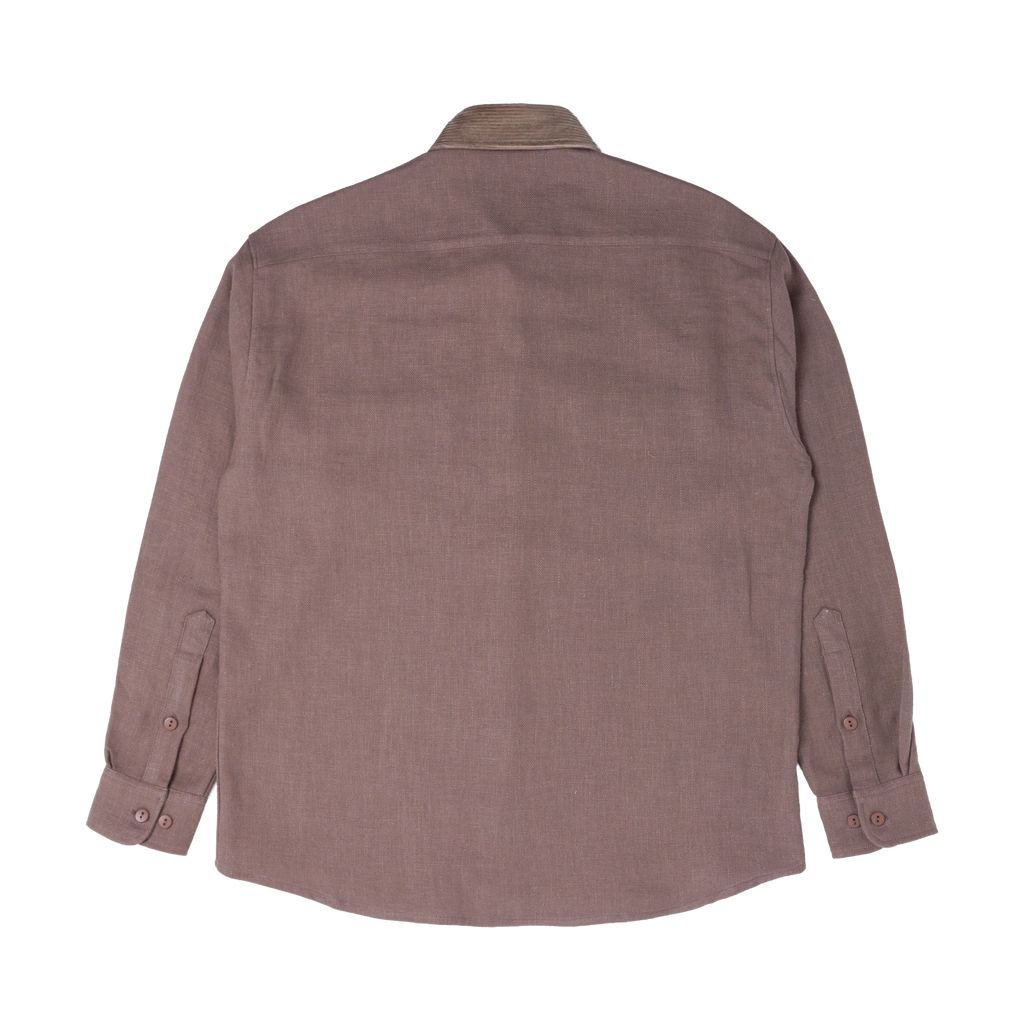 ramie everyday shirt / taupe