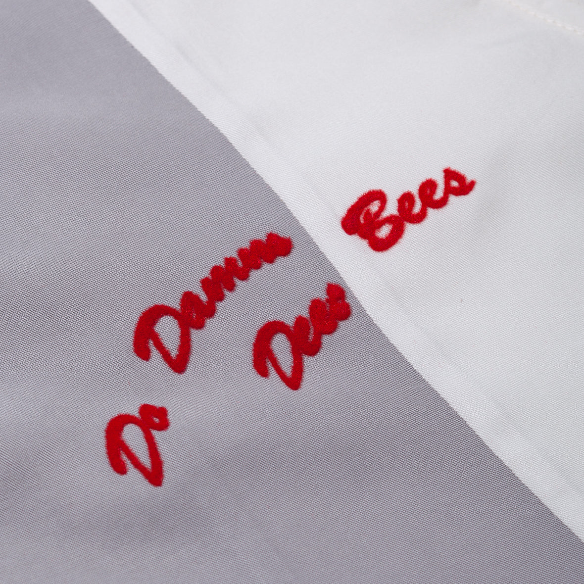 bees knees lapel shirt (natural white / jerry grey)