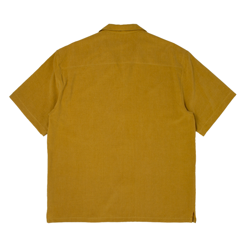lapel shirt / ochre