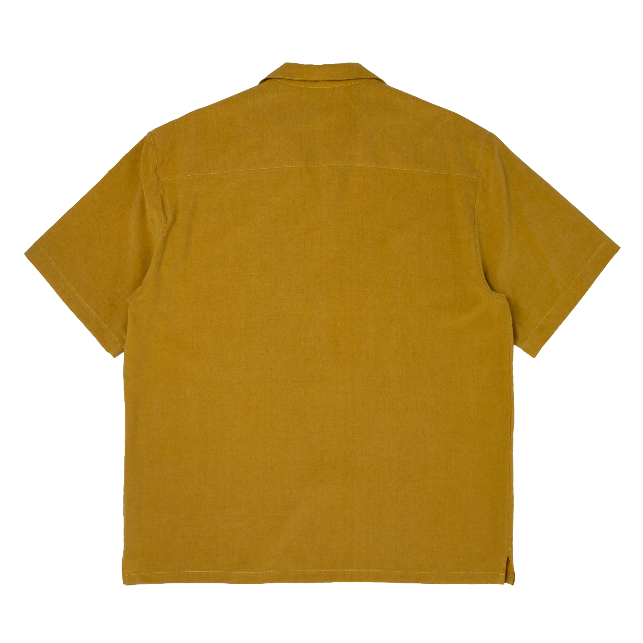 lapel shirt / ochre