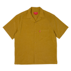 lapel shirt / ochre