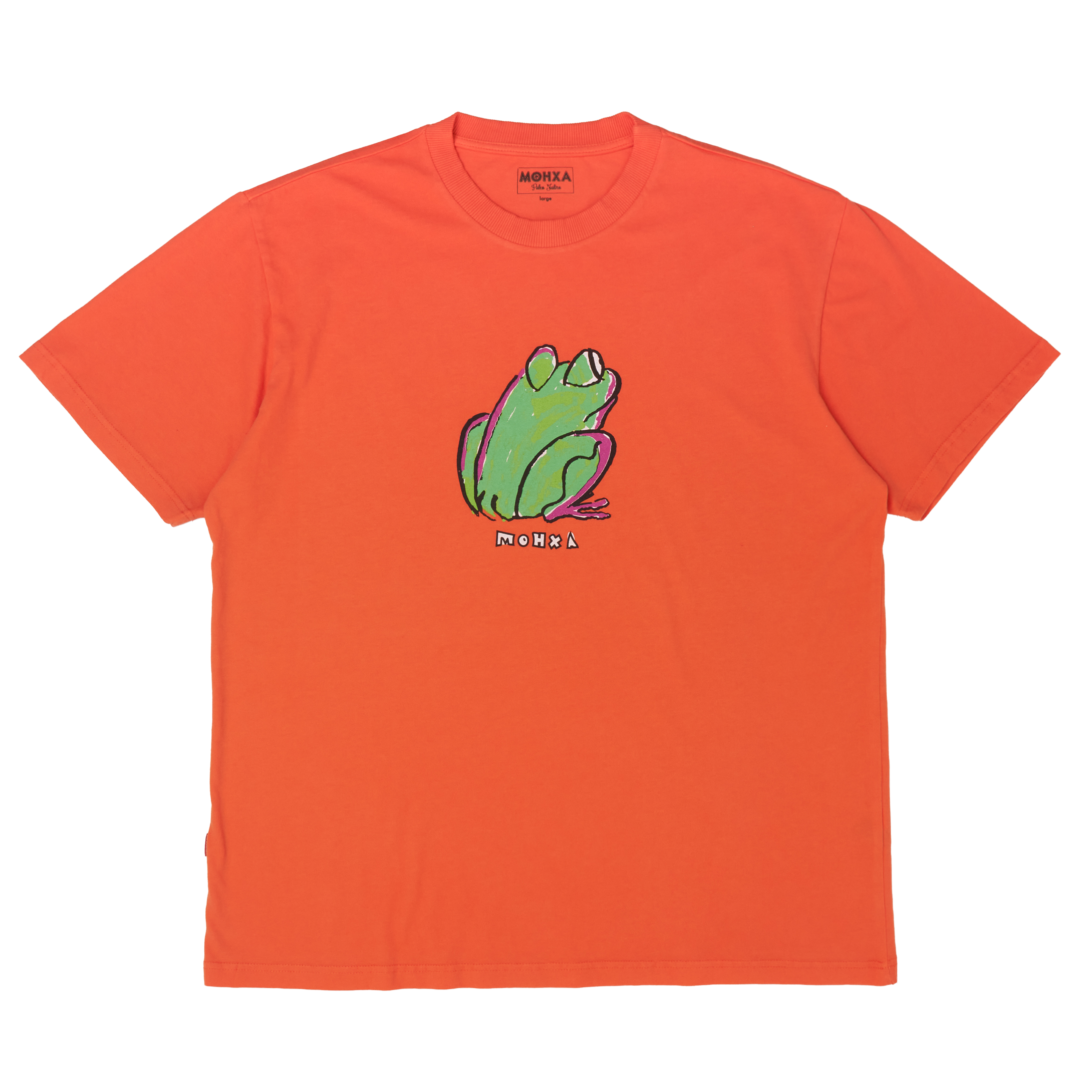 frog tee / orange