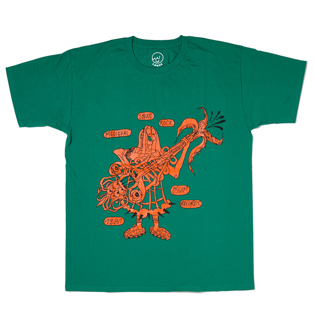 ossom squid rock 1281 tee / college green