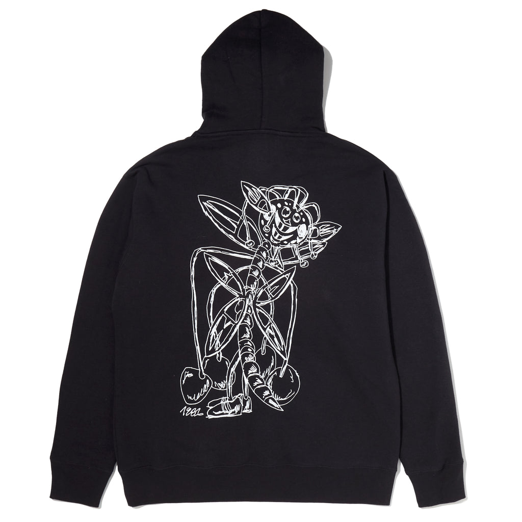 ossom worm 1281 hoodie / black