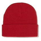 palm beanie / red