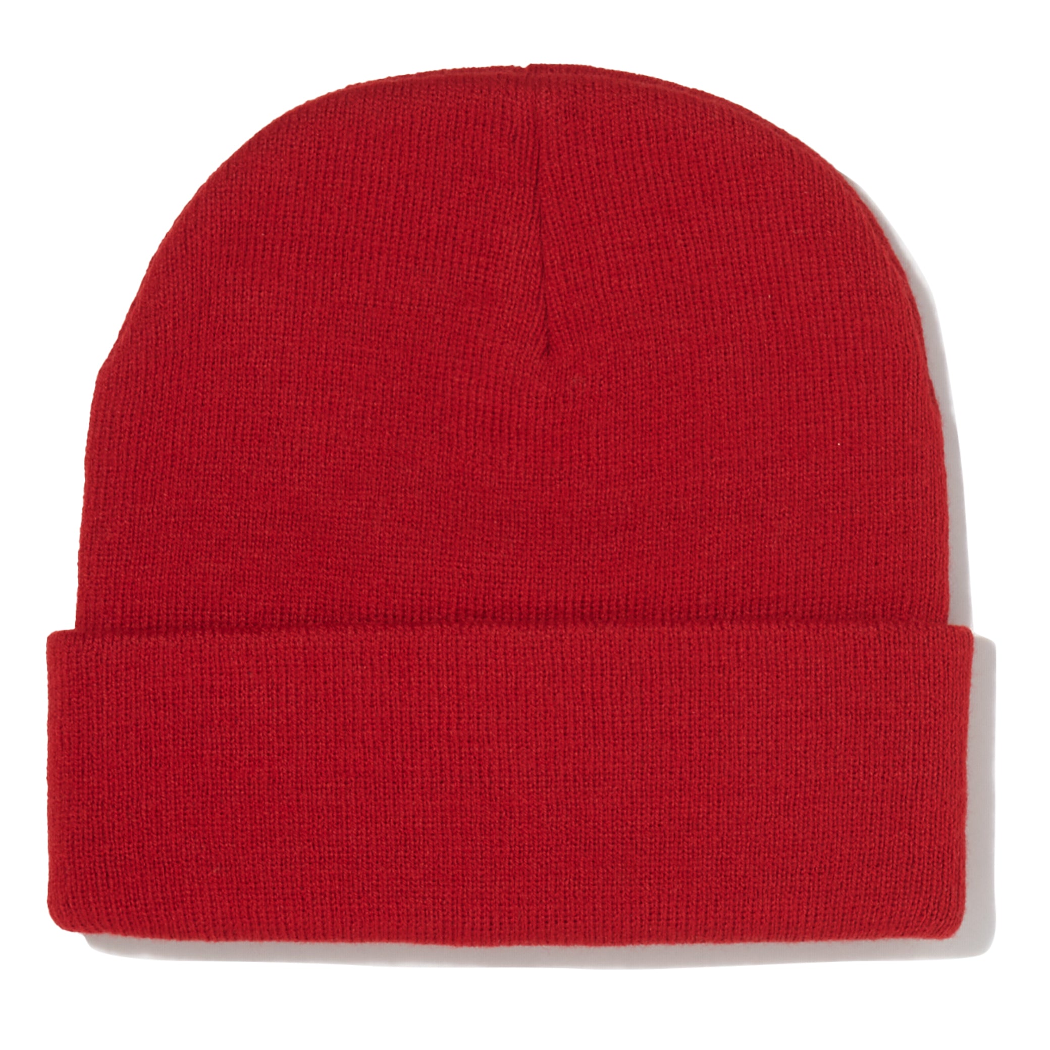 palm beanie / red
