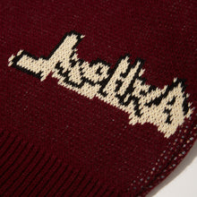 Load image into Gallery viewer, banana trip knit / burgundy
