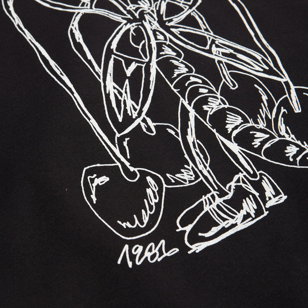 ossom worm 1281 hoodie / black