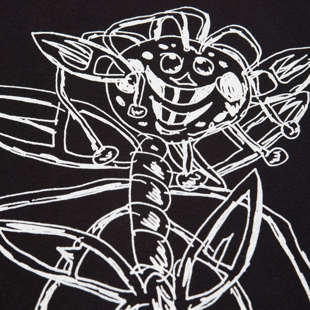 ossom worm 1281 hoodie / black