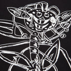 ossom worm 1281 hoodie / black