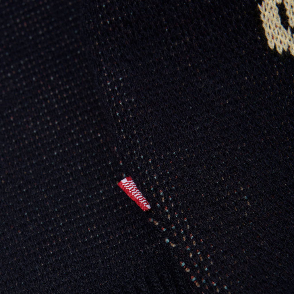 banana trip knit / space blue