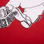 ossom paldo crewneck / red