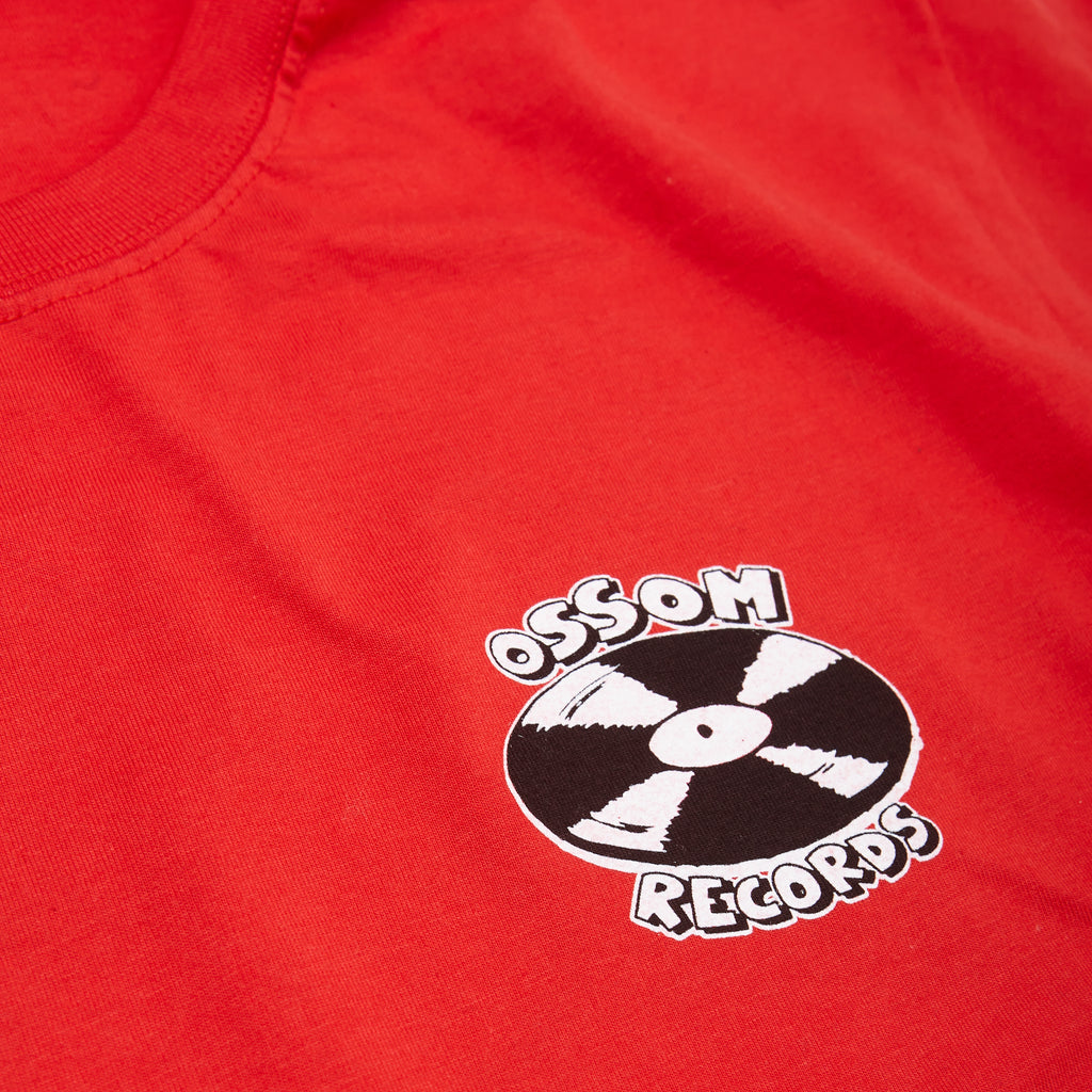 ossom records tee / red
