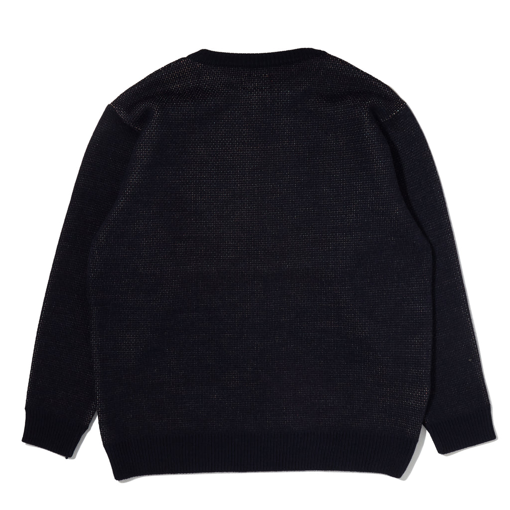 banana trip knit / space blue