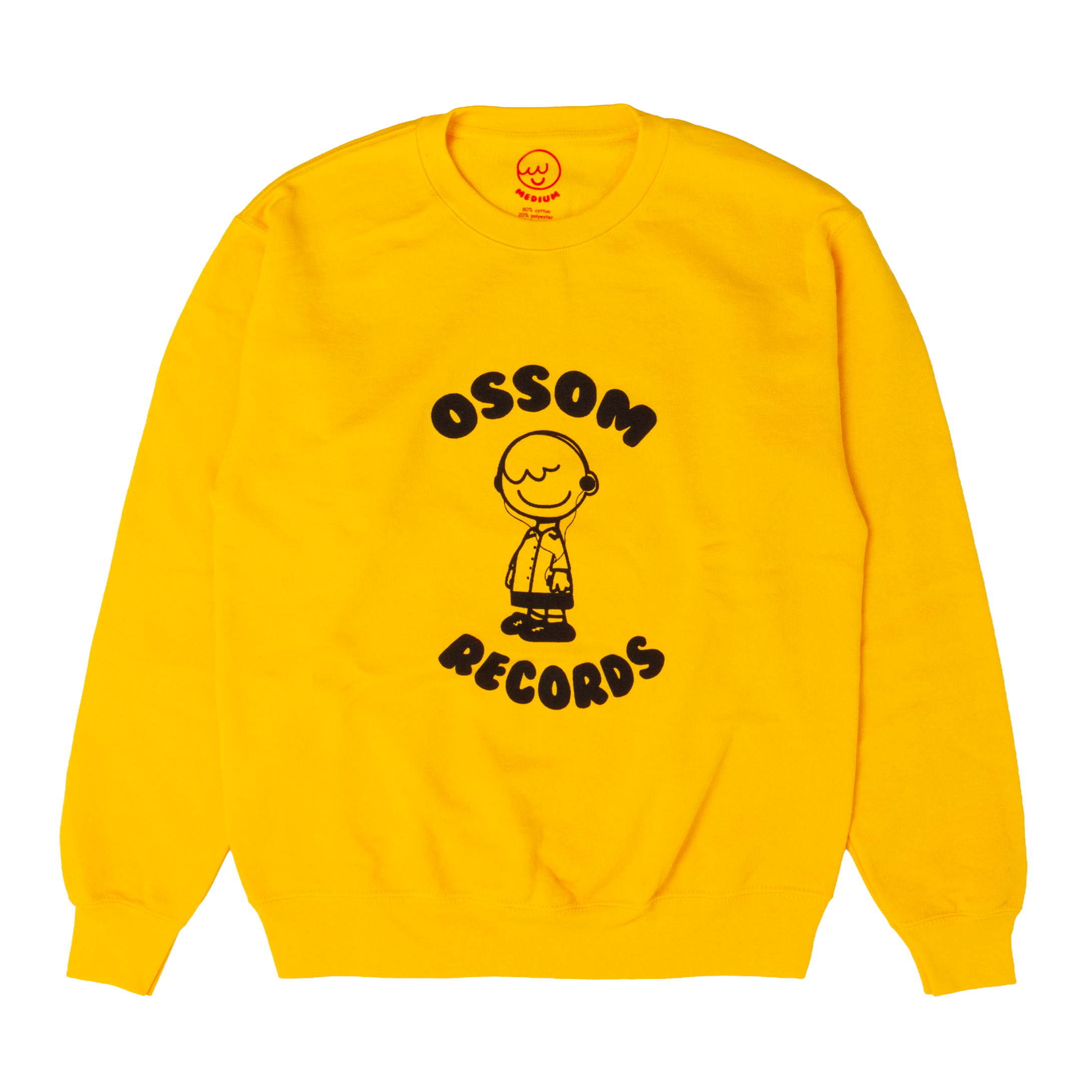 ossom boi crewneck / yellow