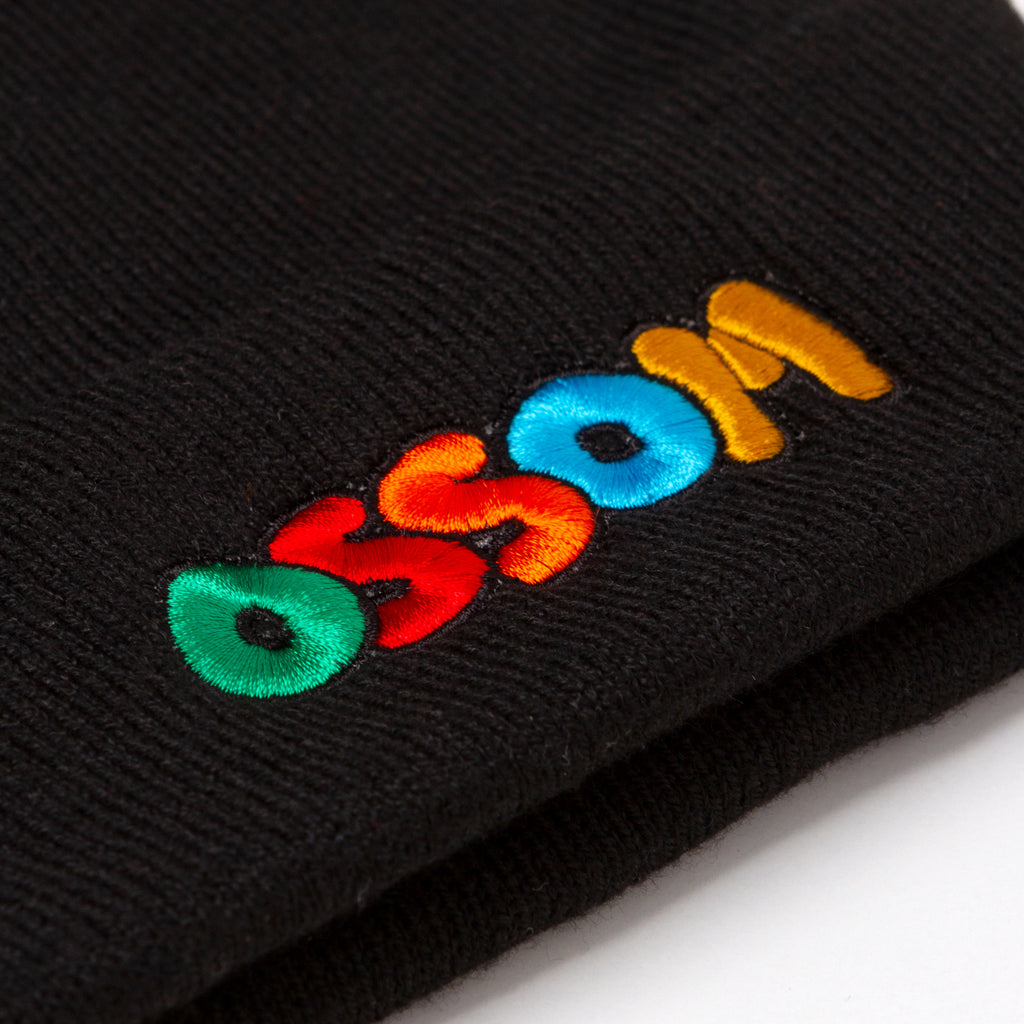 multi ossom beanie / black