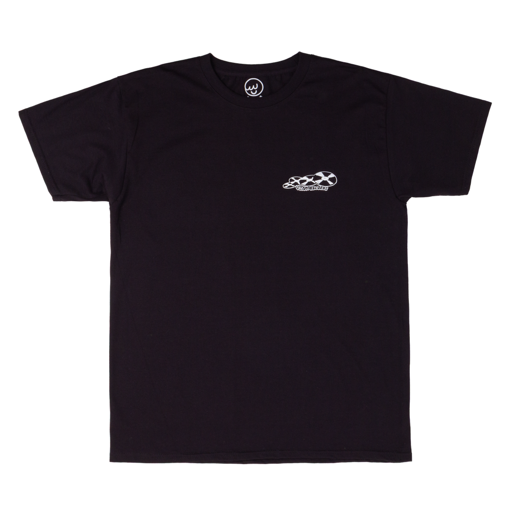flying discs tee / black