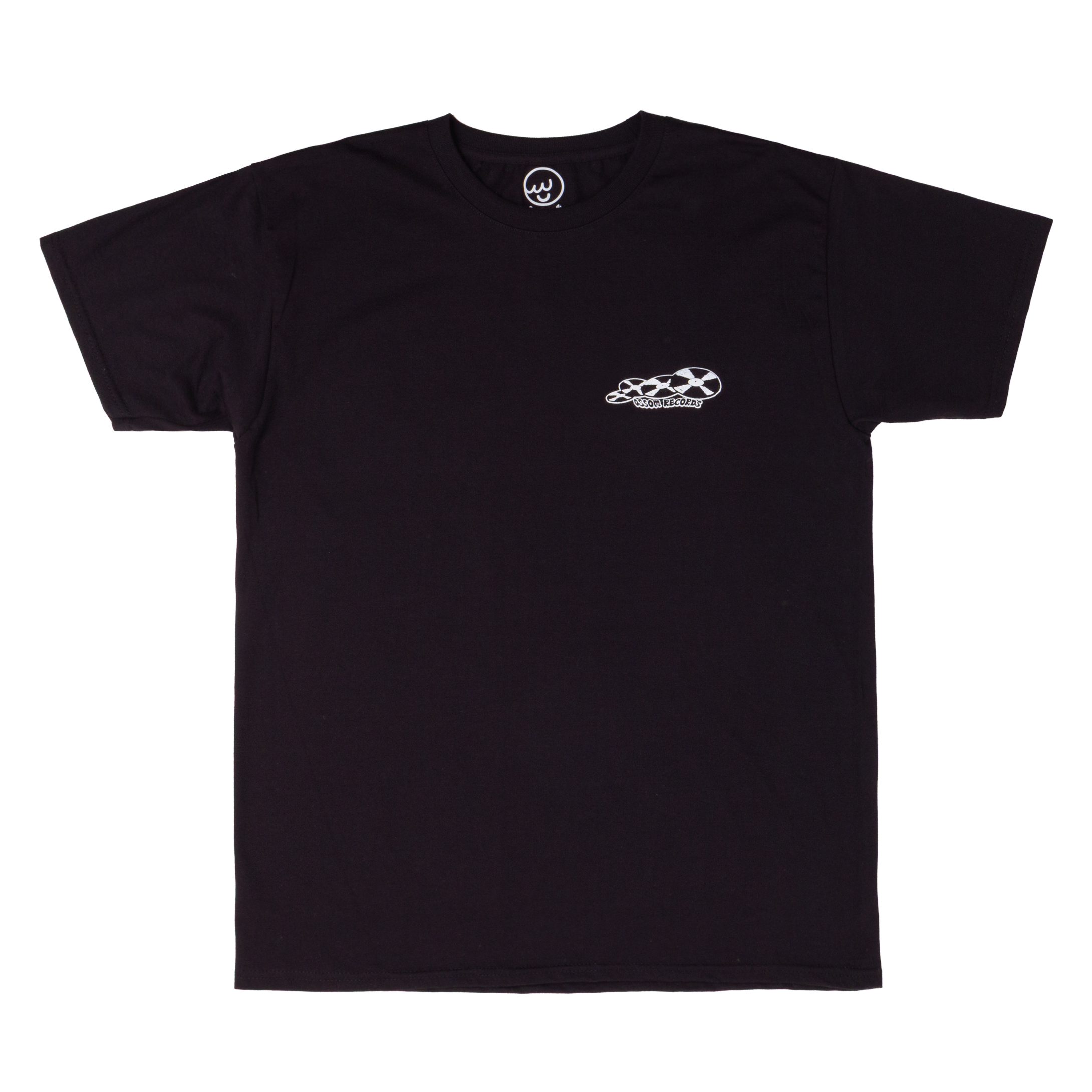flying discs tee / black