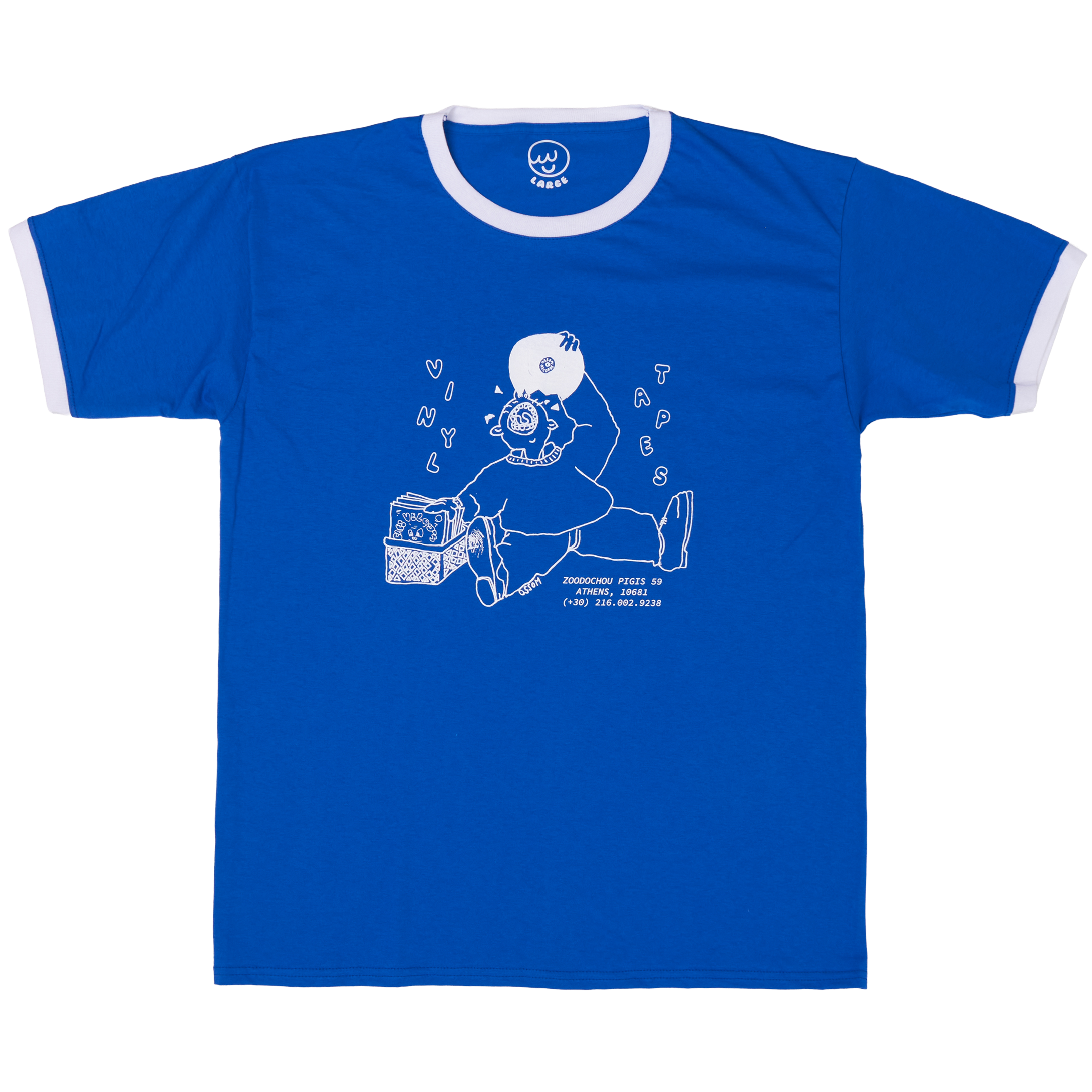 paldo ringer tee / blue