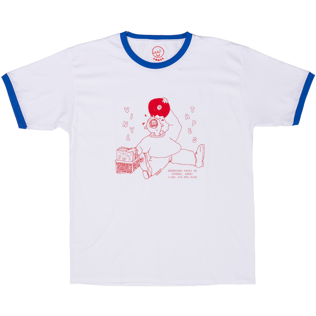 paldo ringer tee / white