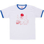 paldo ringer tee / white