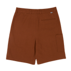 pintuck shorts / brown