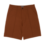pintuck shorts / brown