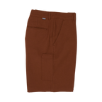 pintuck shorts / brown
